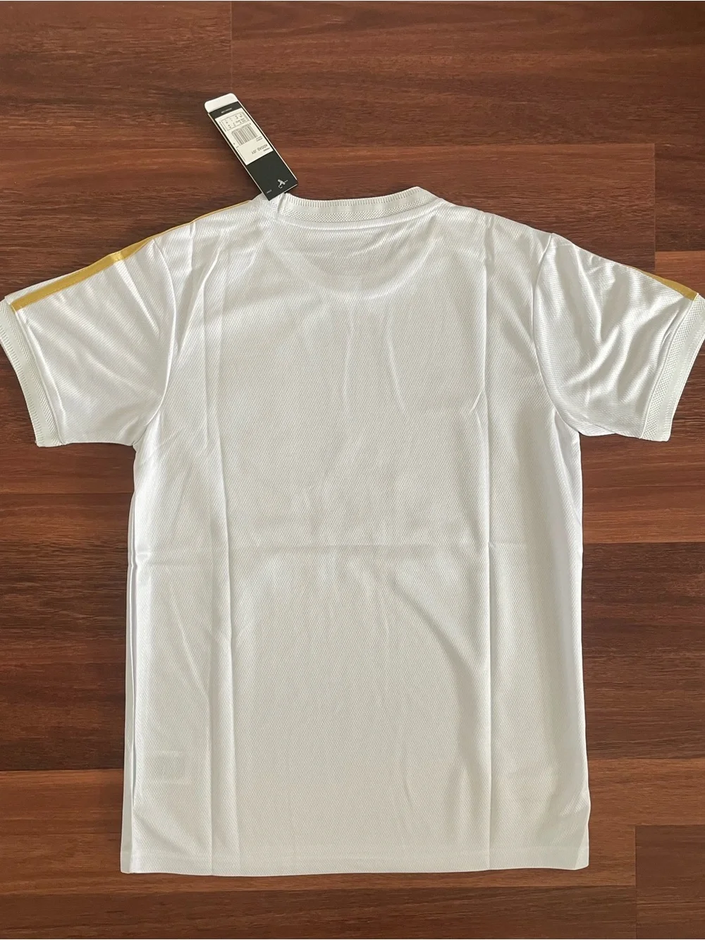 adidas White Athletic Mesh Crewneck Tee - Picture 2 of 3